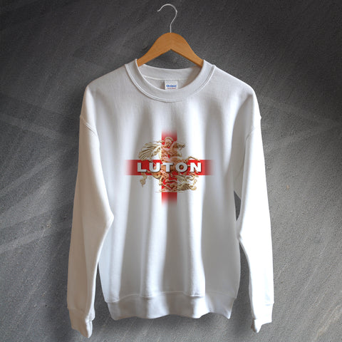 Luton Football Sweatshirt Saint George and The Dragon