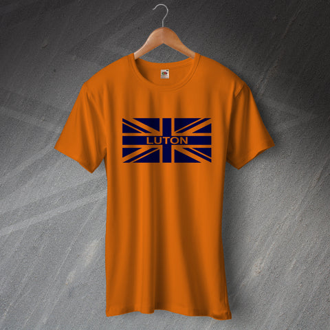 Luton Football T-Shirt Union Jack