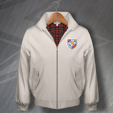 Retro Luton Wanderers Embroidered Harrington Jacket