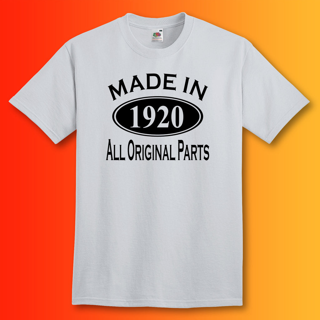 Made In 1920 T-Shirt Heather Grey