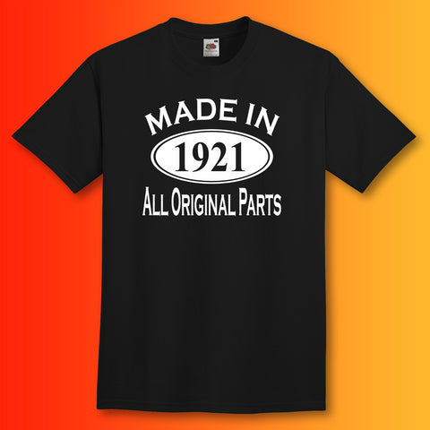 Made In 1921 T-Shirt Black