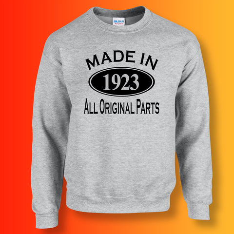 Made In 1923 All Original Parts Sweater Heather Grey
