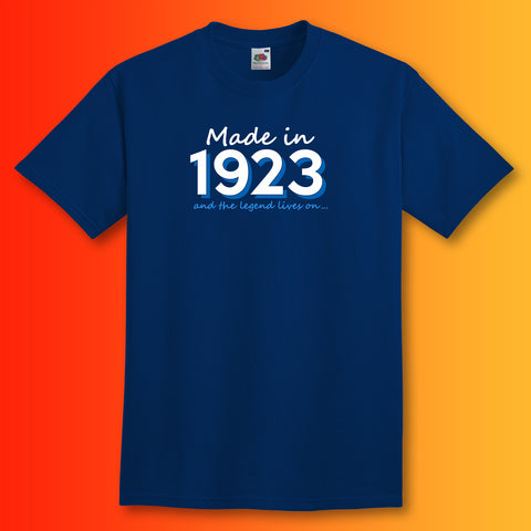 Made In 1923 and The Legend Lives On Unisex T-Shirt