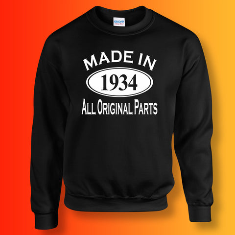 Made In 1934 All Original Parts Sweater Black