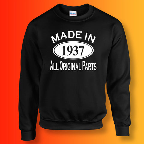 Made In 1937 All Original Parts Sweater Black