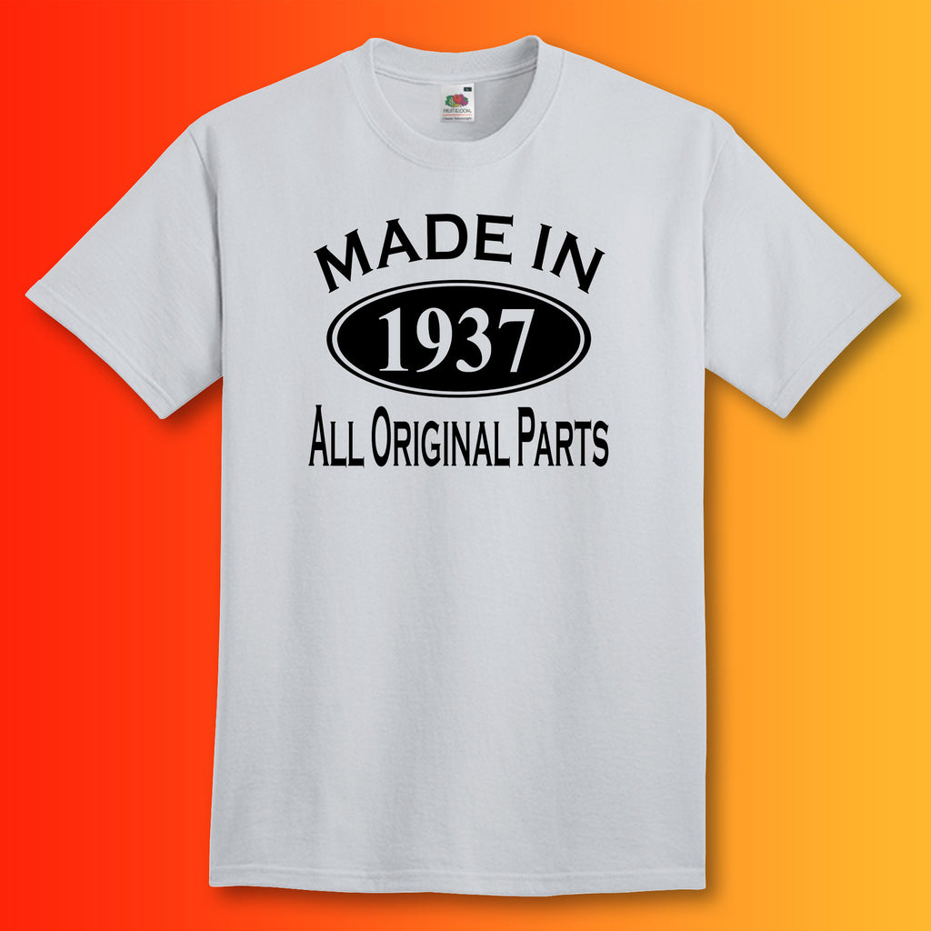 Made In 1937 T-Shirt Heather Grey