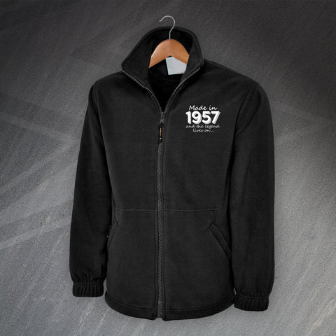 Made in 1957 and The Legend Lives On Fleece