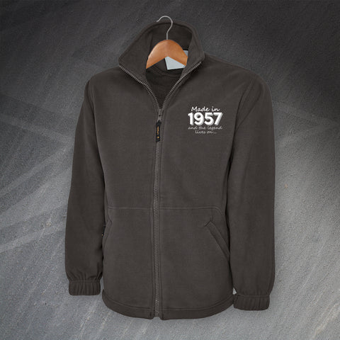 Made in 1957 and The Legend Lives On Fleece