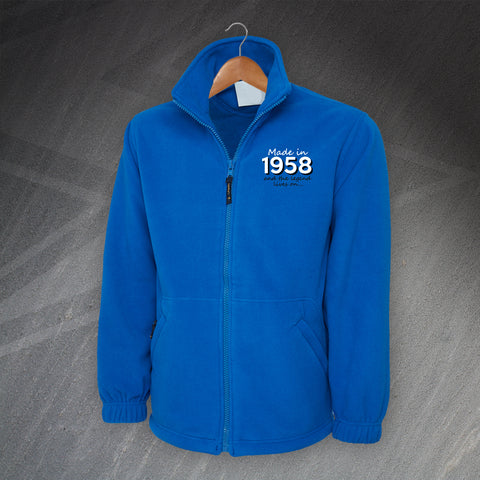 Made in 1958 and The Legend Lives On Fleece