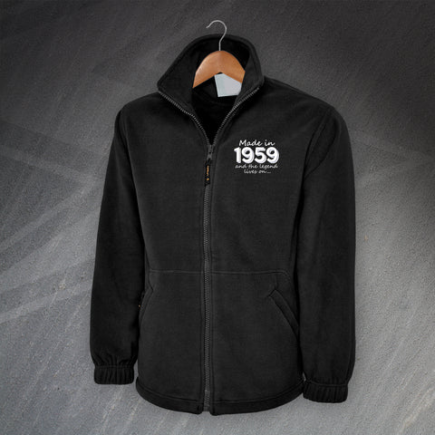 Made in 1959 and The Legend Lives On Fleece