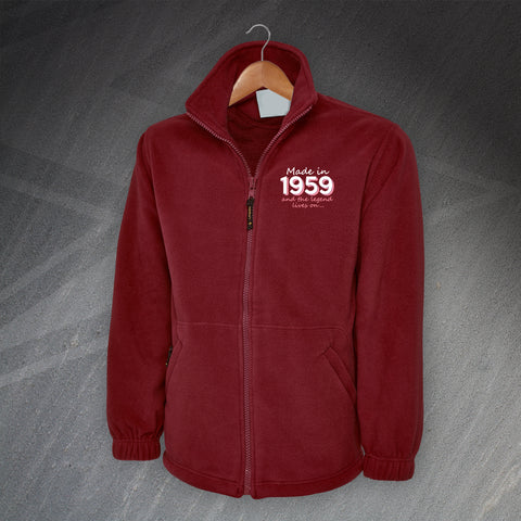 Made in 1959 and The Legend Lives On Fleece