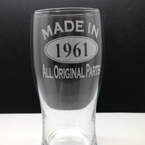 Made in 1961 Pint Glass