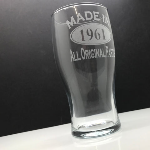 Made in 1961 Pint Glass