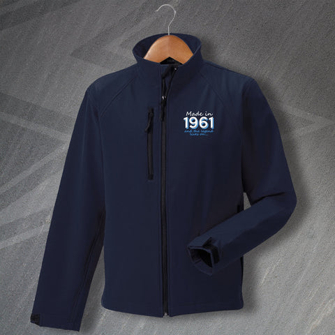 1961 Jacket Embroidered Softshell Made in 1961 and The Legend Lives On