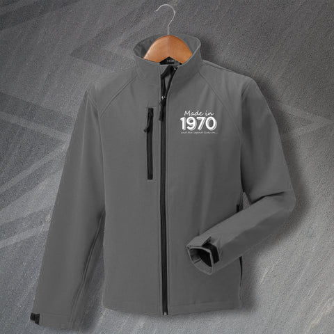 Made in 1970 and The Legend Lives On Softshell Jacket