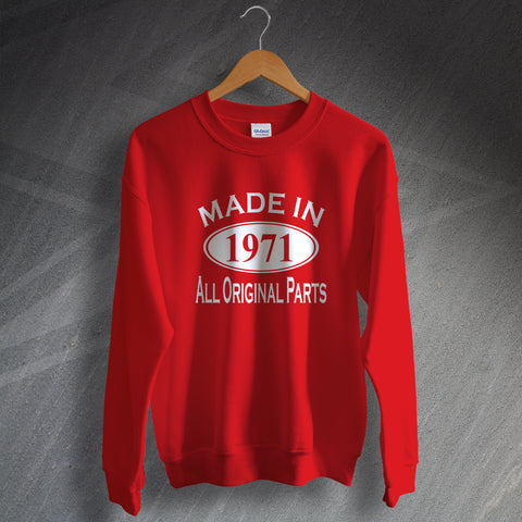 Made in 1971 Sweatshirt