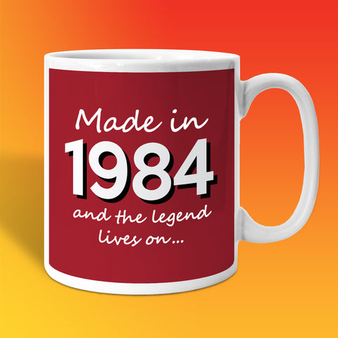 Made In 1984 and The Legend Lives On Brick Red