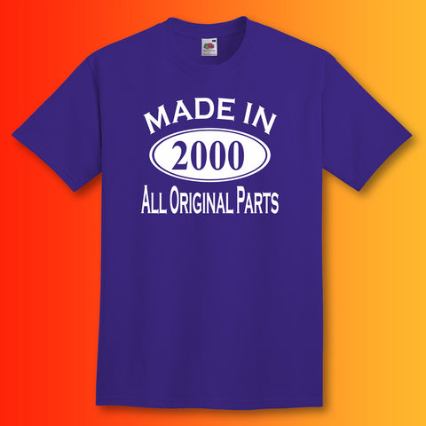 Made In 2000 T-Shirt Purple