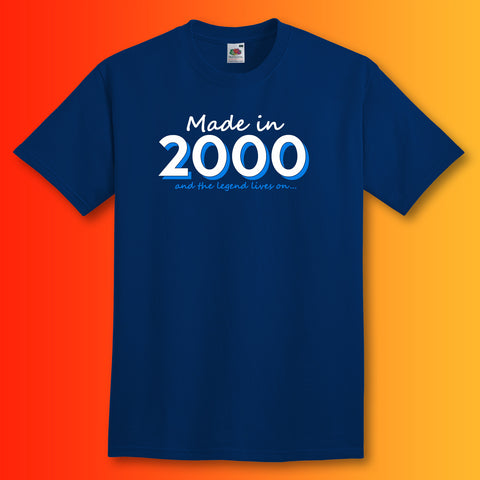 Made In 2000 and The Legend Lives On Unisex T-Shirt