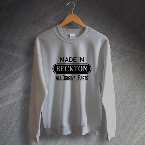 Beckton Sweatshirt Made in Beckton All Original Parts