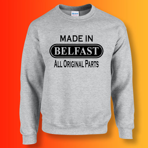 Made In Belfast All Original Parts Sweater Heather Grey