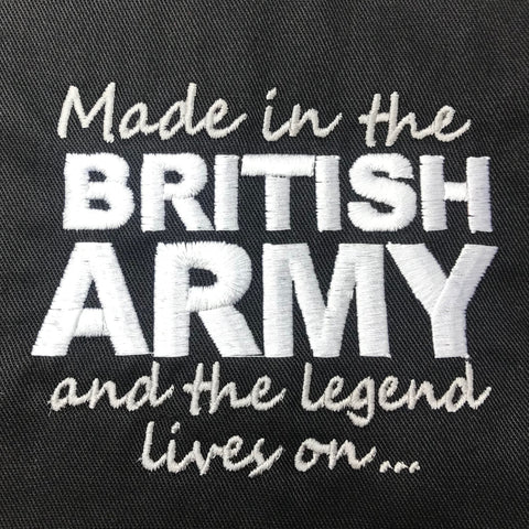 Made in The British Army and The Legend Lives On Harrington Jacket
