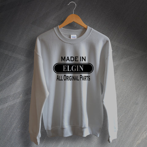 Elgin Sweatshirt Made in Elgin All Original Parts