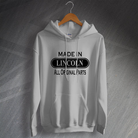 Lincoln Hoodie Made in Lincoln All Original Parts