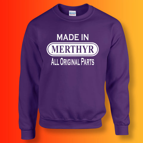 Made In Merthyr All Original Parts Sweater Purple