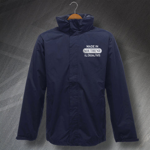 Southend Jacket Embroidered Waterproof Jacket Made in Southend All Original Parts
