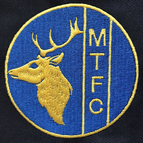 Retro Mansfield Embroidered Badge