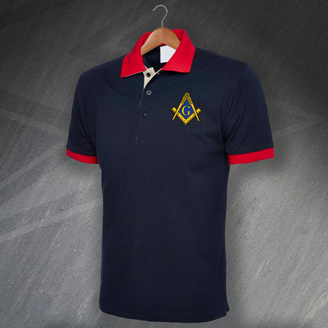 Masons Tricolour Polo Shirt