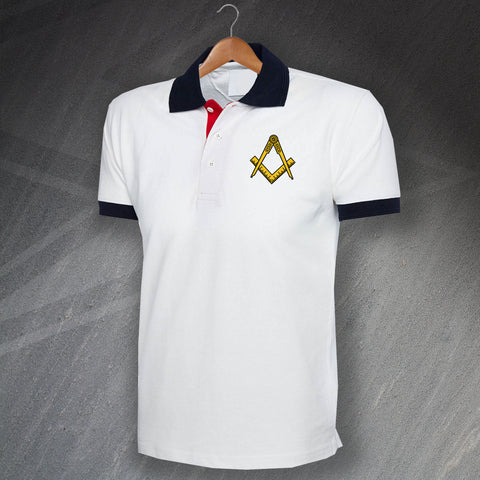 Masons Tricolour Polo Shirt
