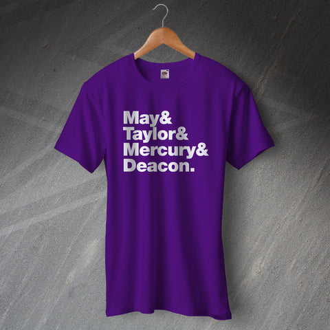 May & Taylor & Mercury & Deacon T-Shirt