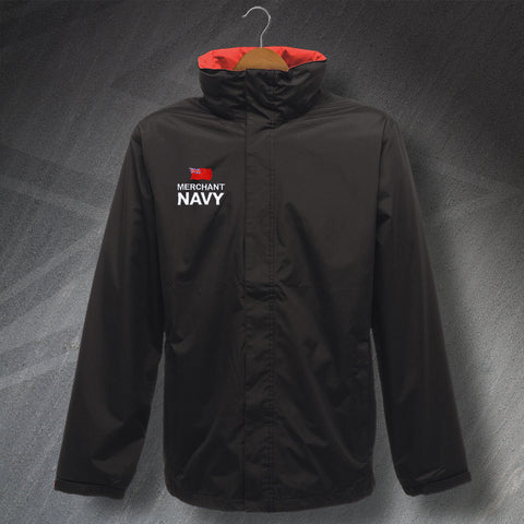 Merchant Navy Embroidered Waterproof Jacket