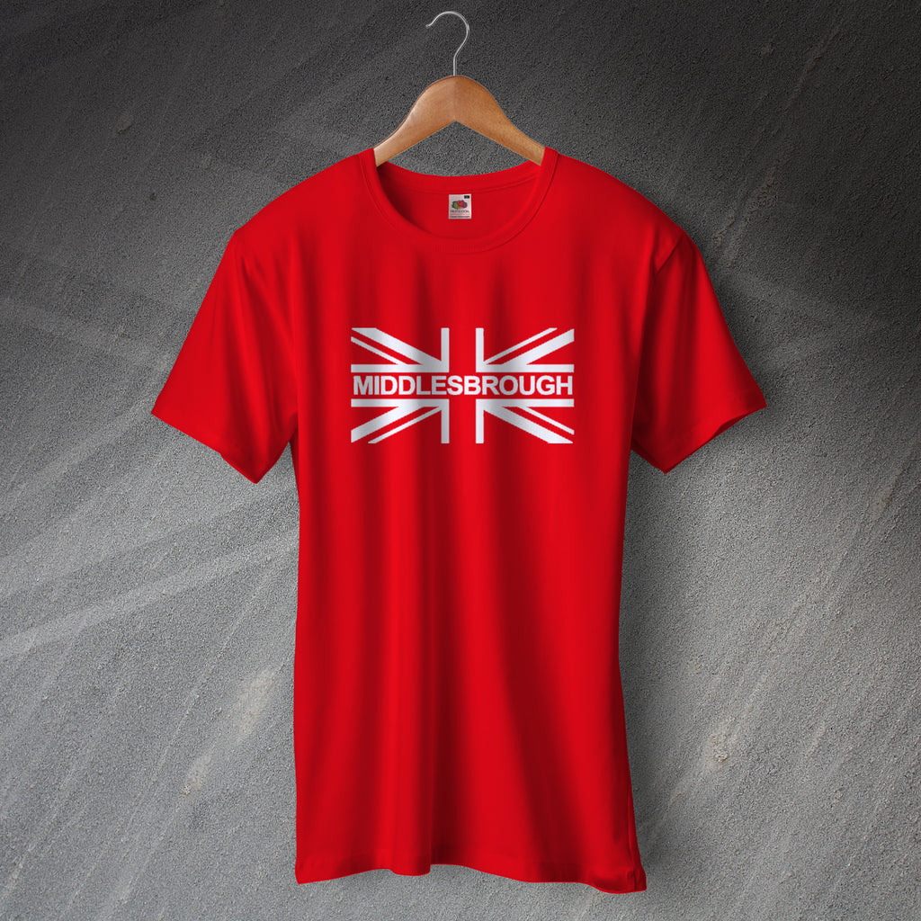 Middlesbrough Football Flag T-Shirt