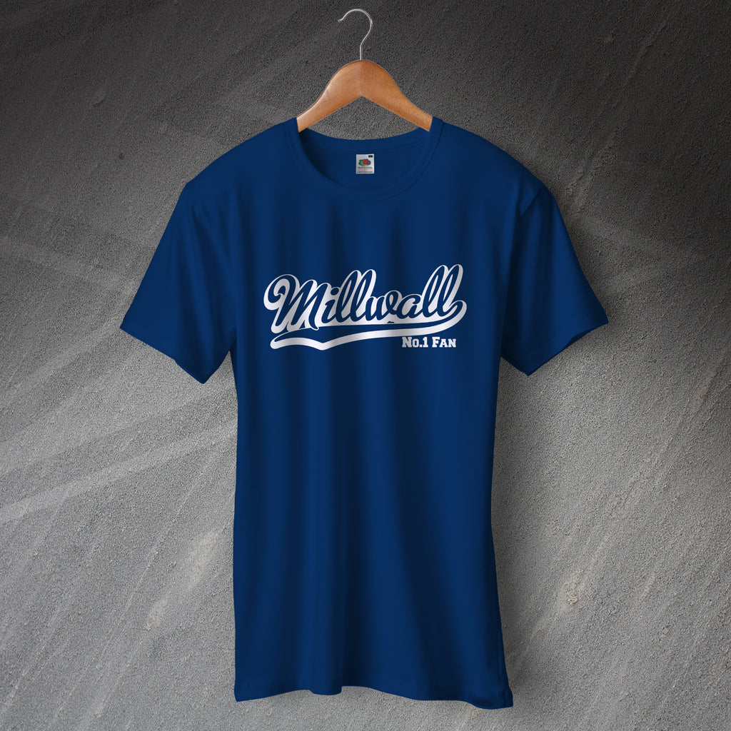Millwall Football T-Shirt Number 1 Fan