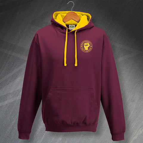 Motherwell Pride of Lanarkshire Embroidered Contrast Hoodie