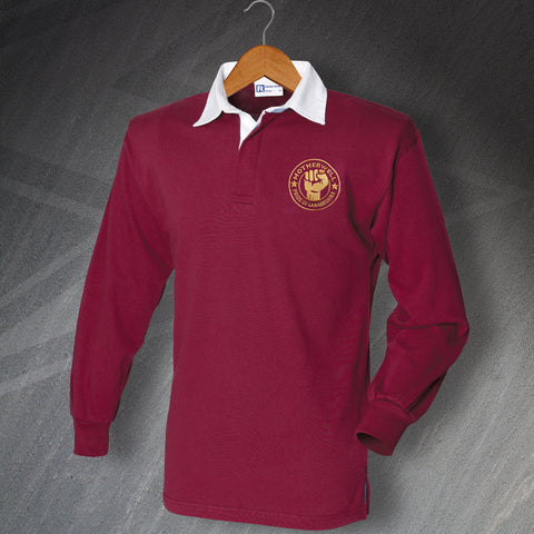 Motherwell Pride of Lanarkshire Embroidered Long Sleeve Football Shirt