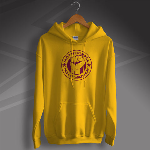 Motherwell Hoodie with The Pride of Lanarkshire Design