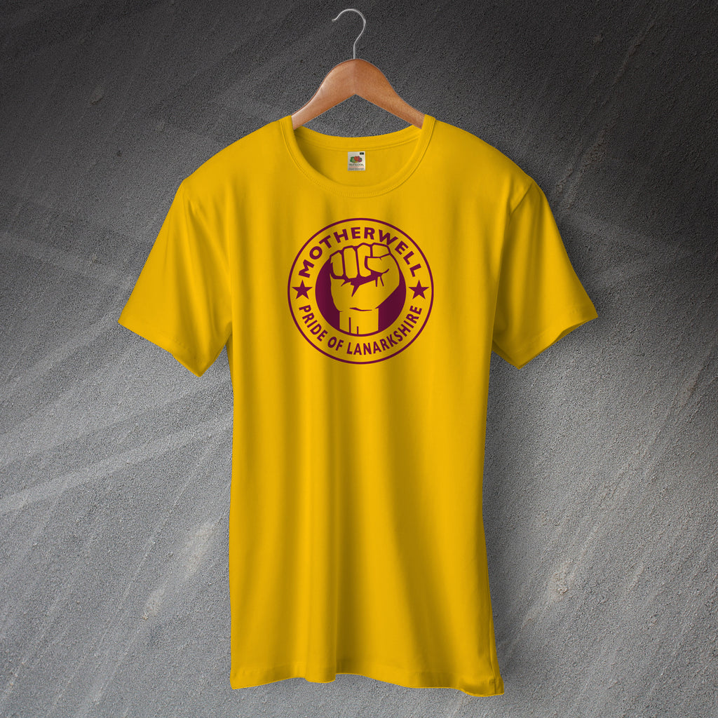 Motherwell Shirt with The Pride of Lanarkshire Design