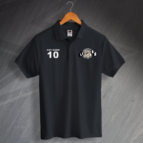 Newcastle Football Polo Shirt Printed Personalised Keep The Faith