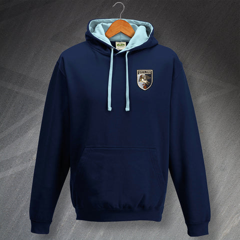 Wycombe Football Hoodie Embroidered Contrast North Town Wanderers