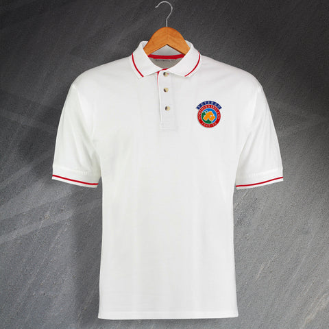 Northern Ireland Veteran Embroidered Contrast Polo Shirt