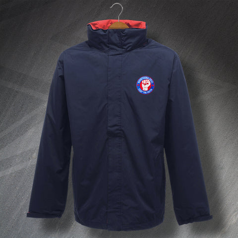 Northern Soul Keep The Faith Embroidered Waterproof Jacket