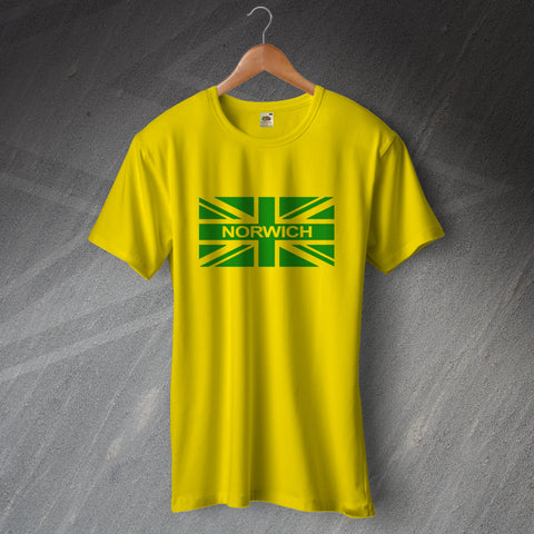 Norwich Football T-Shirt Union Jack