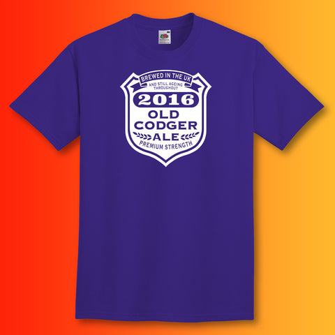 Old Codger 2016 Unisex T-Shirt Purple