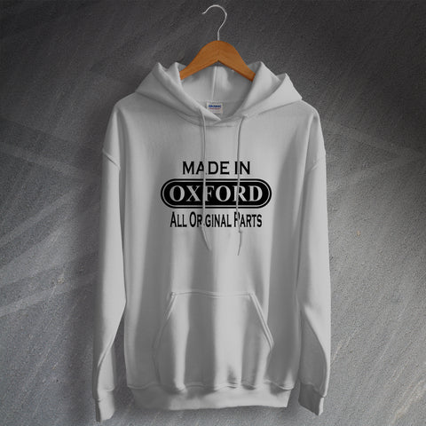Oxford Hoodie Made in Oxford All Original Parts