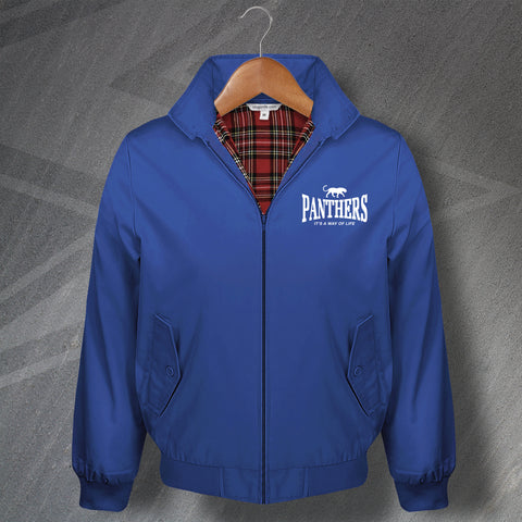 Panthers It's a Way of Life Embroidered Harrington Jacket