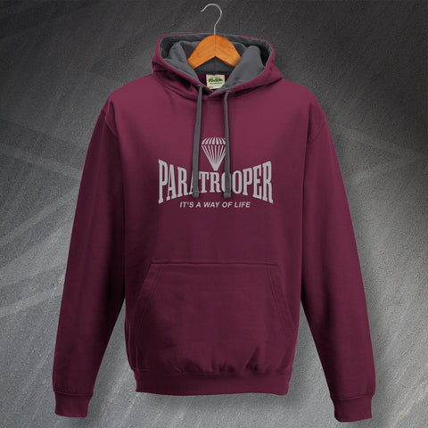 Paratrooper Hoodie Contrast It's a Way of Life